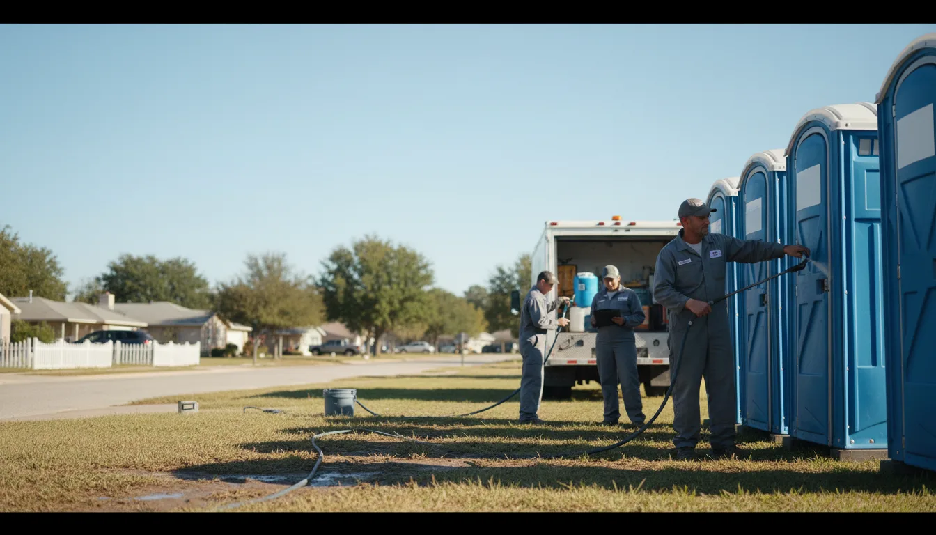 Long-Term Portable Toilet Rental in Poplarville, MS near me
